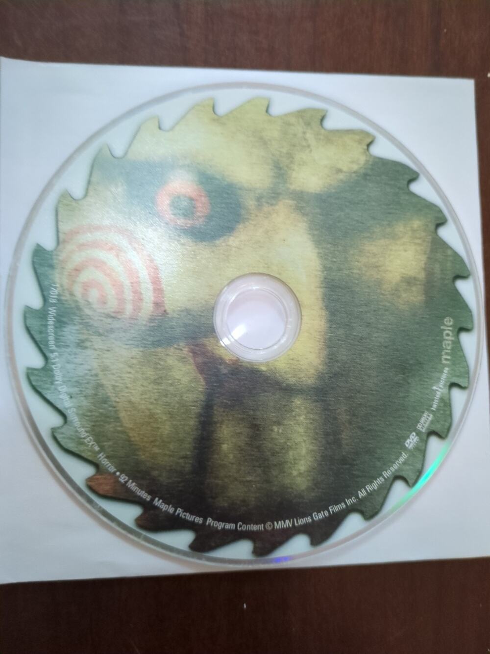 Saw 2 (DVD, 2005) Full Screen Movie disc only